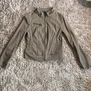 Express green khaki jacket